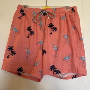 Flamingo Pink Swim Trunk